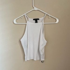 Halter tops, black and white, size Small and new!